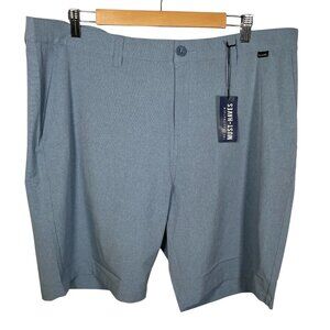 New Travis Mathew Beck Shorts Mens 40 Blue Golf Performance Stretch NWT